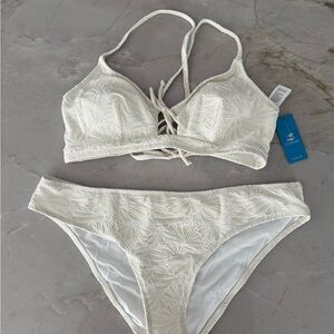Women's Cream Bikini Set